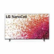 LG 55-tolline NanoCell 4K teler koos protsessor α7 ja helisüsteem Dolby Atmos, LG NanoCell teleri eestvaade, 55NANO753PA, thumbnail 1