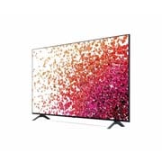LG 55-tolline NanoCell 4K teler koos protsessor α7 ja helisüsteem Dolby Atmos, Külgvaade 30 kraadi alt koos täitepildiga, 55NANO753PA, thumbnail 3