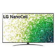 LG 75-tolline NanoCell 4K teler koos protsessor α7 ja helisüsteem Dolby Atmos, LG NanoCell teleri eestvaade, 75NANO863PA, thumbnail 1
