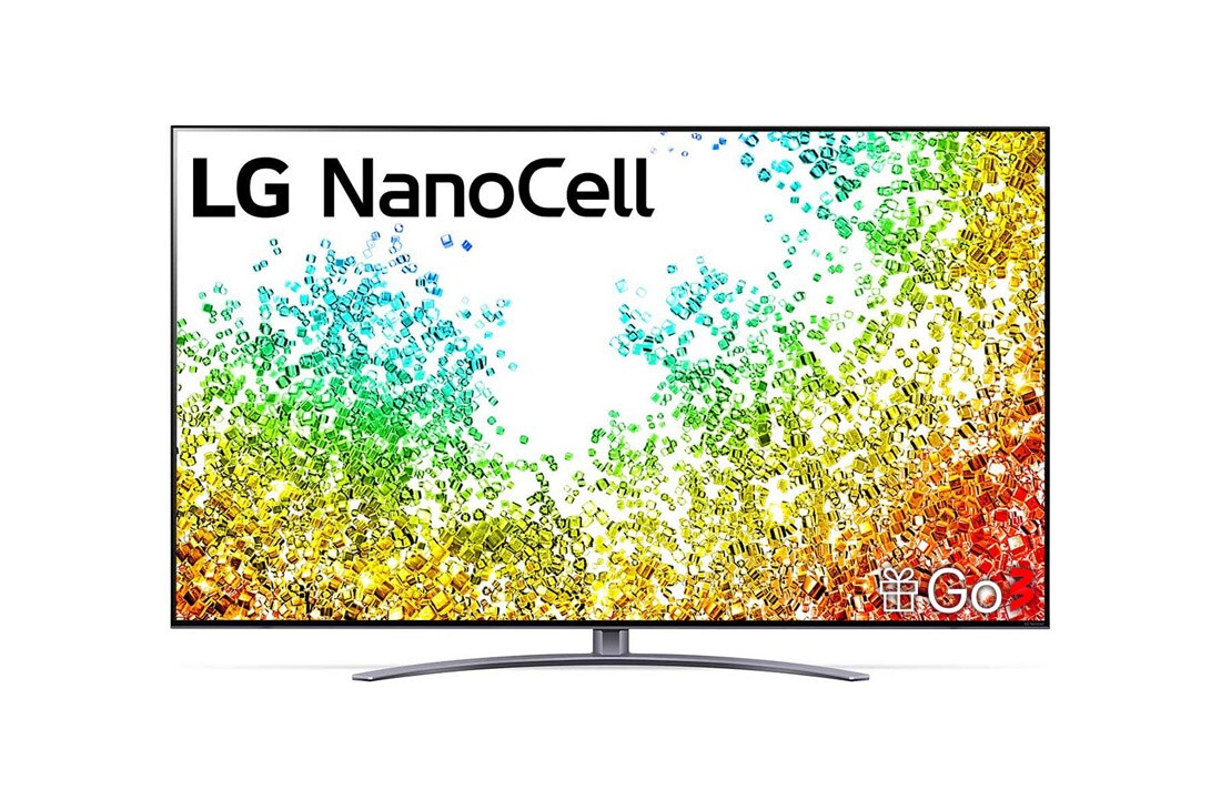 LG 75-tolline NanoCell 8K teler koos protsessor α9 ja helisüsteem Dolby Atmos, LG NanoCell teleri eestvaade, 75NANO963PA, thumbnail 6