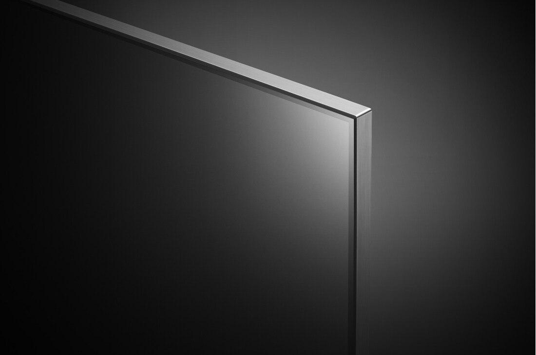 LG 86-tolline NanoCell 8K teler koos protsessor α9 ja helisüsteem Dolby Atmos, paneeli lähivaade, 86NANO993PB, thumbnail 6