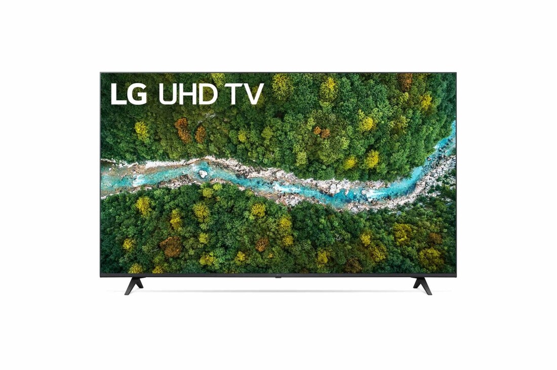 LG 50-tolline UHD 4K teler 50UP7700, LG UHD-teleri eestvaade, 50UP77003LB