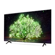 LG 65'' 4K OLED TV A1, tagumine külgvaade 15 kraadi all, OLED65A13LA, thumbnail 2
