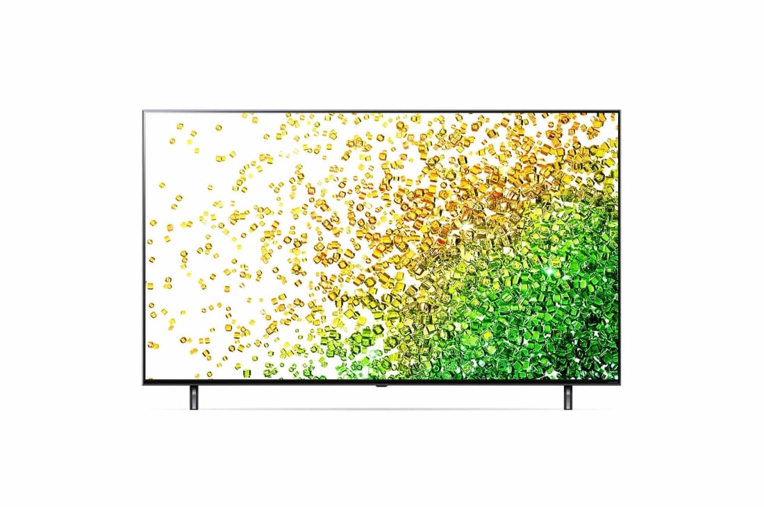 LG 50-tolline NanoCell 4K teler koos protsessor α7 ja helisüsteem Dolby Atmos, eestvaade koos täitepildiga, 50NANO853PA, thumbnail 2