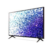 LG 43 tolline NanoCell 4K teler, Külgvaade 30 kraadi alt koos täitepildiga, 43NANO793PB, thumbnail 3