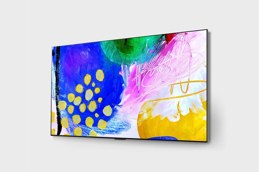 LG 55'' 4K OLED TV G2, külgvaade -15 kraadi all, OLED55G23LA, thumbnail 2
