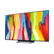 LG OLED evo C2 65-tolline 4K nutiteler, külgvaade –15 kraadi all, OLED65C21LA, thumbnail 2