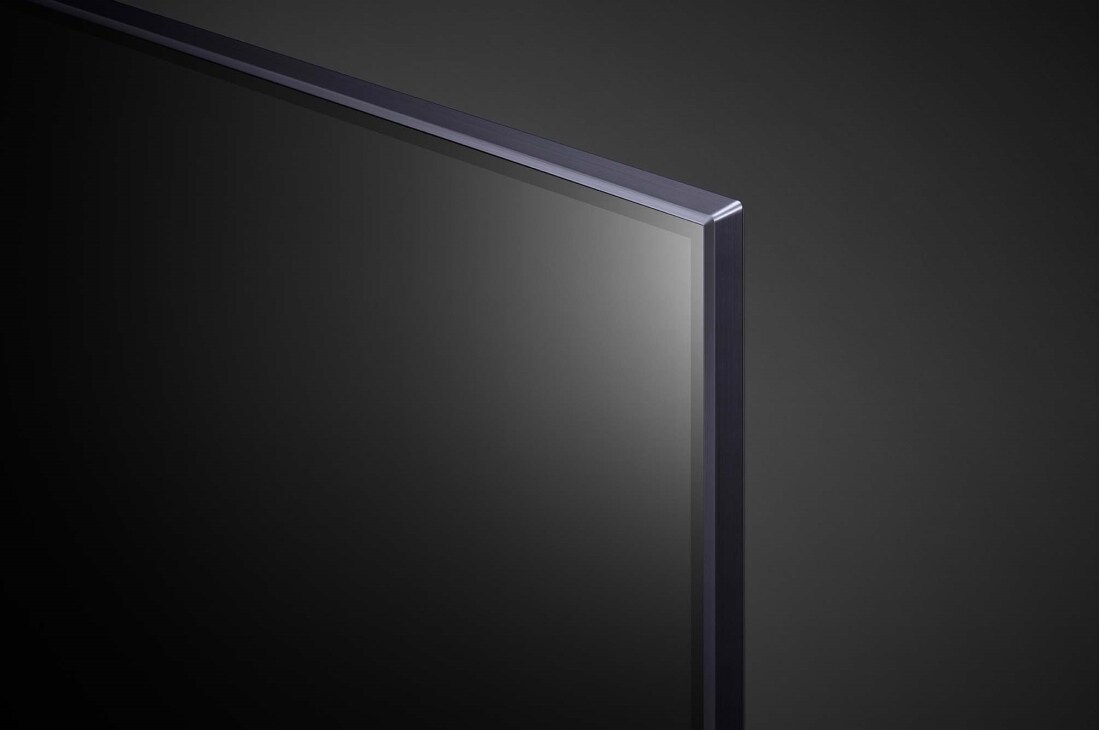 LG 75-tolline NanoCell 4K teler koos protsessor α7 ja helisüsteem Dolby Atmos, paneeli lähivaade, 75NANO813QA, thumbnail 6