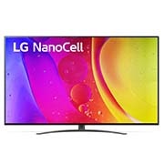 LG 55-tolline NanoCell 4K teler koos protsessor α7 ja helisüsteem Dolby Atmos, LG NanoCell teleri eestvaade, 55NANO813QA, thumbnail 1