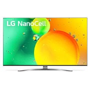 LG  43-tolline NanoCell 4K teler koos protsessor α7 ja helisüsteem Dolby Atmos, LG NanoCell teleri eestvaade, 43NANO783QA, thumbnail 1