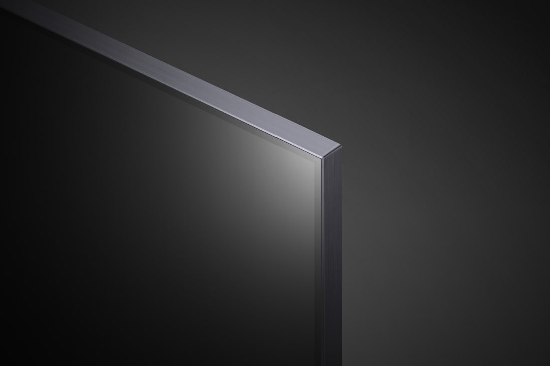 LG 75-tolline 8K QNED MiniLED teler QNED96, paneeli lähivaade, 75QNED963QA, thumbnail 6