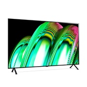 LG 65'' 4K OLED TV A2, Külgvaade 30 kraadi alt koos täitepildiga, OLED65A23LA, thumbnail 6