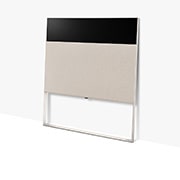 LG  LG OLED | Objet collection ''Easel'', Easel eest ribavaatega, kerge nurga all vasakvaates ja vastu seina toetumas., 65ART90E6QA, thumbnail 2