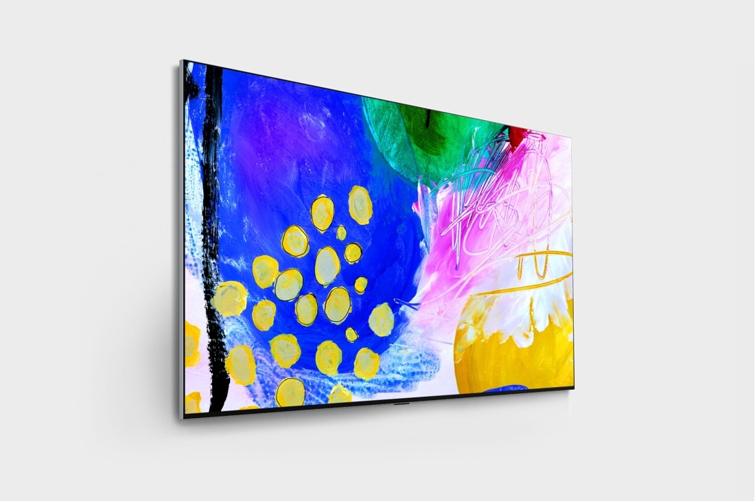 LG 97'' 4K OLED TV G2, külgvaade +30 kraadi all, OLED97G29LA, thumbnail 4