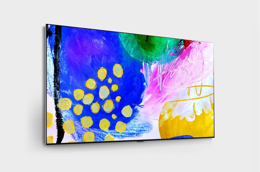 LG 97'' 4K OLED TV G2, külgvaade +15 kraadi all, OLED97G29LA, thumbnail 5