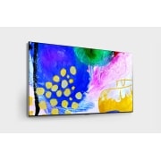 LG 97'' 4K OLED TV G2, külgvaade +15 kraadi all, OLED97G29LA, thumbnail 5