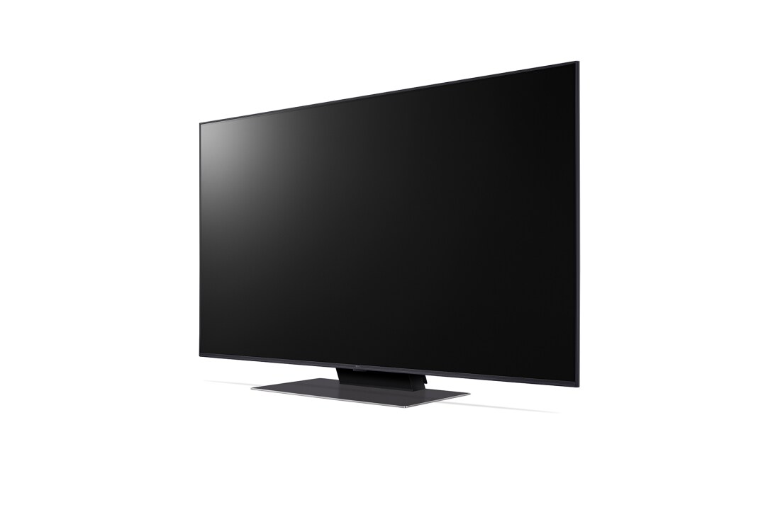 LG UHD UR91 43-tolline 4K nutiteler, 2023, külgvaade 30 kraadi all, 43UR91003LA, thumbnail 3