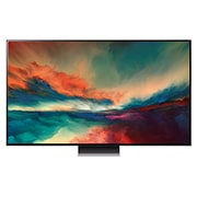 LG QNED Mini LED 86 65-tolline 4K nutiteler, 2023, eestvaade koos täitepildiga, 65QNED863RE, thumbnail 2