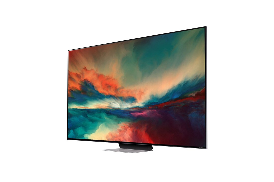 LG QNED Mini LED 86 75-tolline 4K nutiteler, 2023, külgvaade 30 kraadi all, 75QNED863RE, thumbnail 3