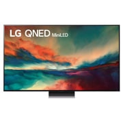 LG QNED Mini LED 86 86-tolline 4K nutiteler, 2023, LG HD-teleri eestvaade logo, 86QNED863RE, thumbnail 1
