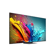 LG 65-tolline LG QNED AI 4K nuti TV QNED87 WebOS24 2024, Side view, 65QNED87T3B, thumbnail 3