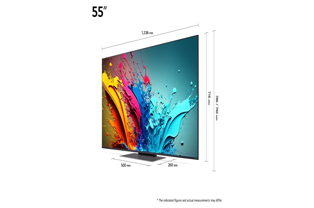 LG 55-tolline LG QNED AI 4K nuti TV QNED87 WebOS24 2024, 55QNED87T3B, thumbnail 2