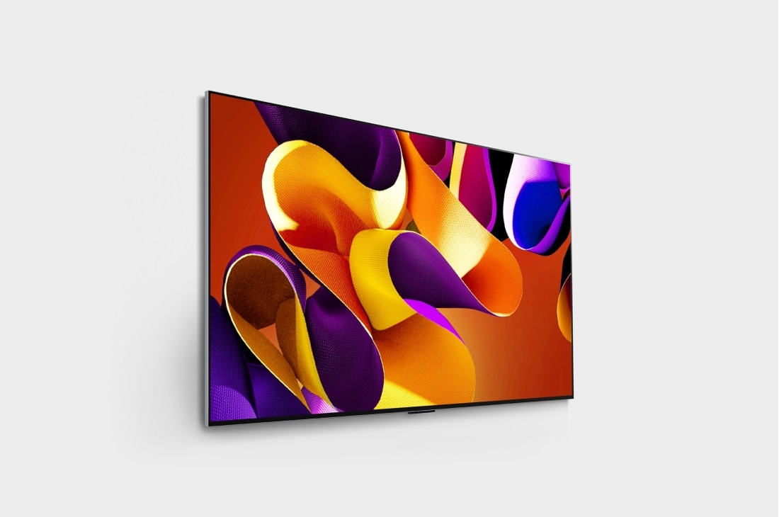 LG 77-tolline LG OLED evo AI G4 4K nuti TV OLED77G4 WebOS24 2024, LG OLED evo TV, OLED G4 seinal, parempoolne külgvaade, OLED77G42LW, thumbnail 5