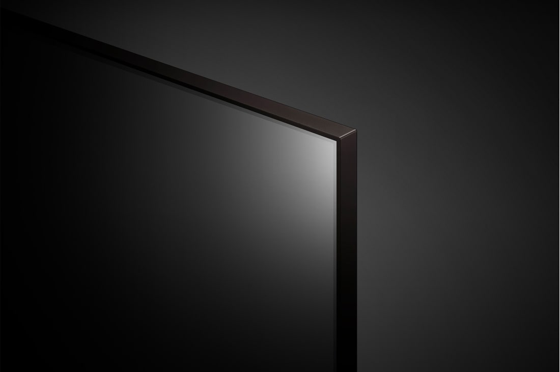 LG 75-tolline LG NanoCell AI 4K nuti TV NANO82 WebOS24 2024, Close-up of the top edge of LG NanoCell TV, NANO82, 75NANO82T3B, thumbnail 6