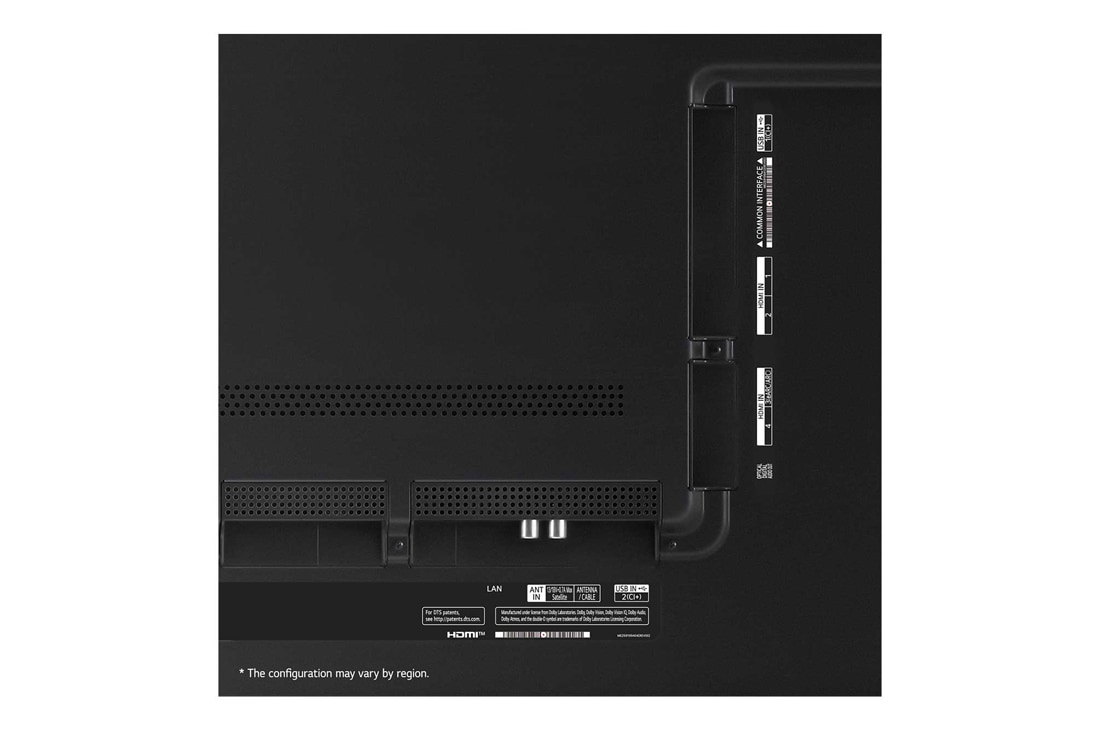 LG 86-tolline LG QNED MiniLED AI 4K nuti TV QNED91 WebOS24 2024, LG QNED TV, QNED90 ülemise serva lähivaade, 86QNED91T3A, thumbnail 6