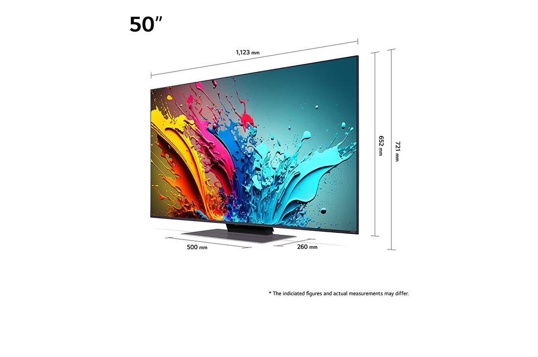 LG 50-tolline LG QNED AI 4K nuti TV QNED86 WebOS24 2024, LG QNED TV, QNED85 eestvaade, 50QNED86T3A, thumbnail 2