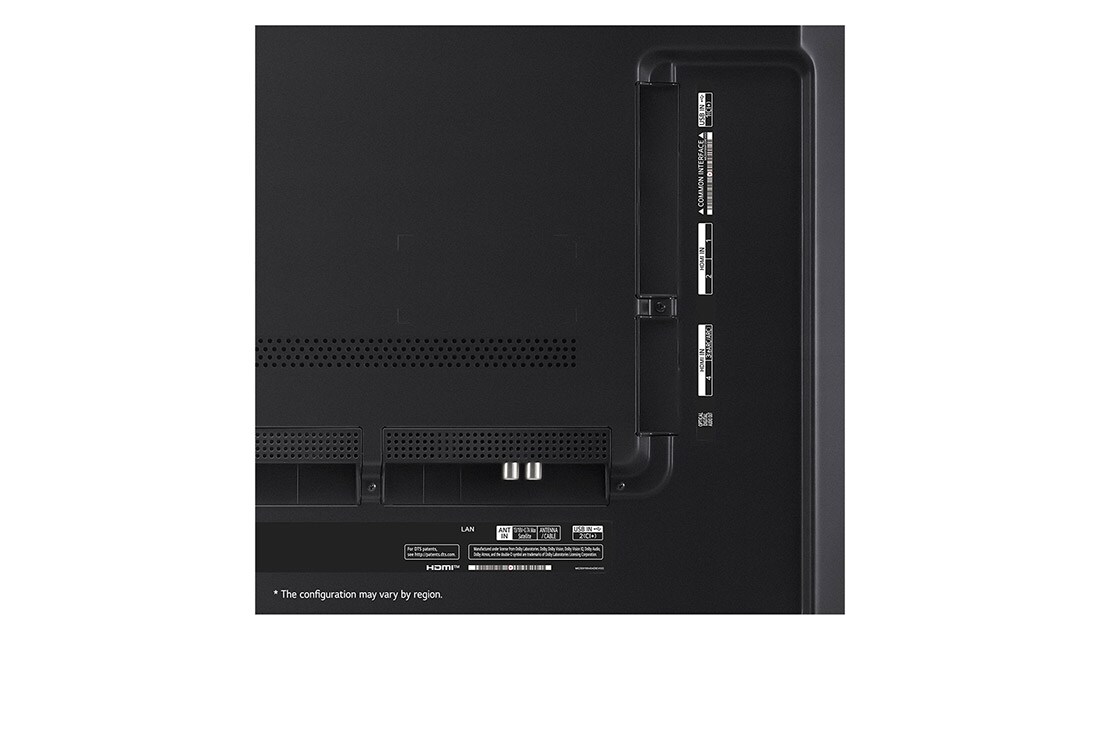 LG 65-tolline LG QNED MiniLED AI 4K nuti TV QNED91 WebOS24 2024, LG QNED TV, QNED90 ülemise serva lähivaade, 65QNED91T3A, thumbnail 6