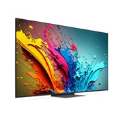 LG 86-tolline LG QNED AI 4K nuti TV QNED86 WebOS24 2024, LG QNED TV, QNED85, veidi nurga all vasakule suunatud külgvaade, 86QNED86T3A, thumbnail 3
