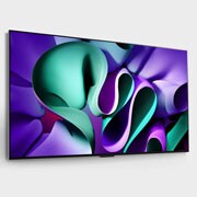 LG 65 Inch LG OLED evo M4 4K Smart TV 2024, Vasakpoolne vaade jalal asuvast üliõhukese külgservaga LG OLED M4-st, OLED65M49LA, thumbnail 3