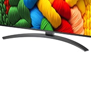 LG 43 tolline LG NanoCell AI 4K nuti TV NANO81 2025, LG TV teleriekraanil mängib ulmesisu. Ekraanil on AI Chatboti liides. Kasutaja saatis chatbotile sõnumi, et ekraanipilt on liiga tume. Chatbot pakkus päringule lahendusi. Kogu kujutis on ka kaheks poo, 43NANO81A3A, thumbnail 4