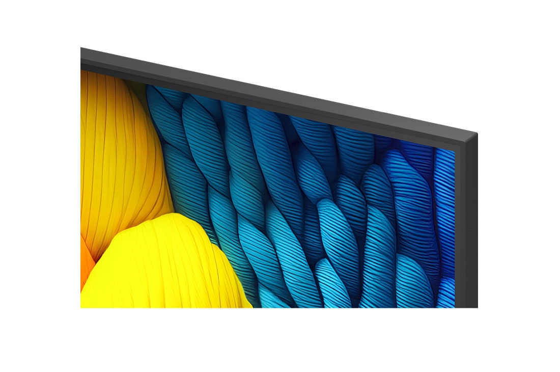 LG 86 tolline LG NanoCell AI 4K nuti TV NANO81 2025, LG NanoCell NANO80 AI 4K nutiteleri eest- ja külgvaade, mis näitab selle pikkuse, laiuse, kõrguse ja sügavuse mõõtmeid., 86NANO81A3A, thumbnail 4