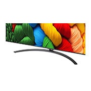 LG 86 tolline LG NanoCell AI 4K nuti TV NANO81 2025, LG NanoCell NANO80 TV teleri vaade vasakust küljest., 86NANO81A3A, thumbnail 3
