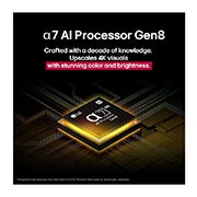 LG 86 tolline LG NanoCell AI 4K nuti TV NANO81 2025, Muljetavaldavalt suure ekraaniga LG TV teler modernses elutoas, mis on paigaldatud seinale LG Soundbar ribakõlari kohale., 86NANO81A3A, thumbnail 8