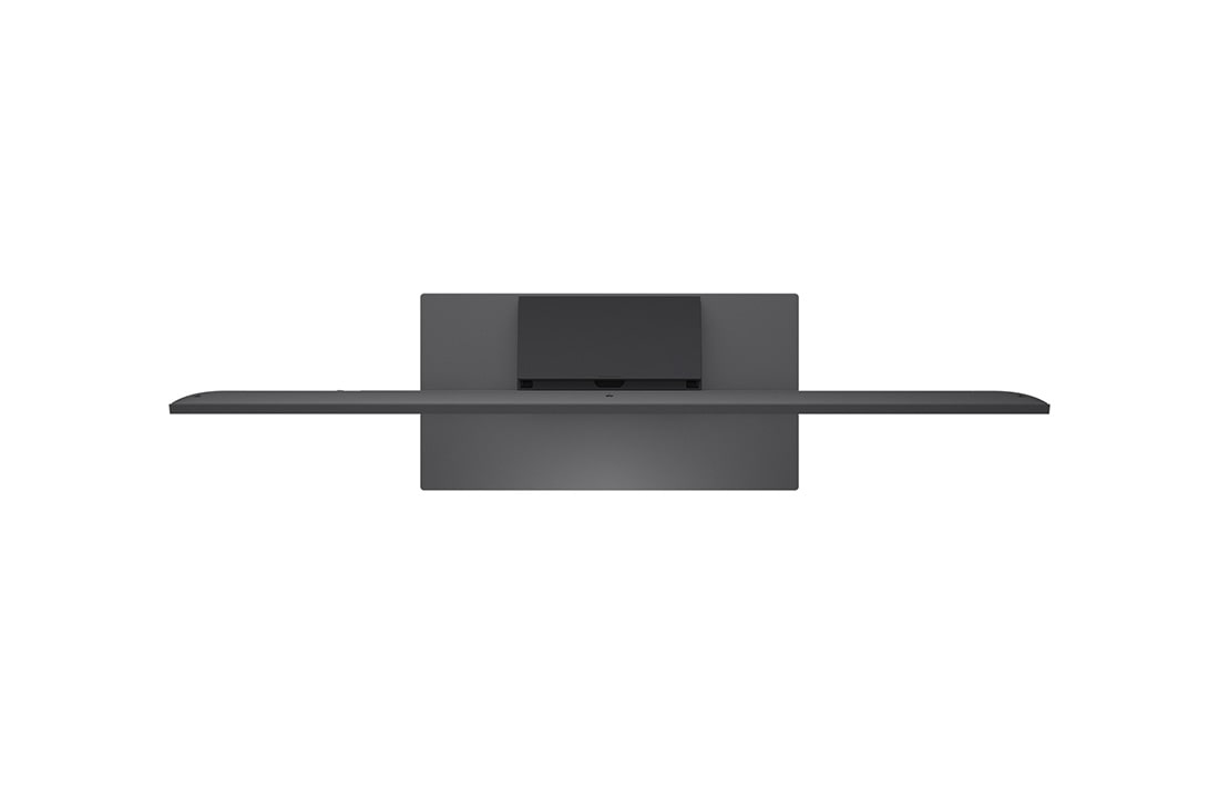 LG 50 tolline LG QNED evo AI 4K nuti TV QNED86 2025, Tüdruk ja koer istuvad LG Soundbari kohale seinale kinnitatud LG QNED TV teleri ees, millel on kuvatud kolme elevanti, kes astuvad ekraanist välja. Pealkiri räägib sellest, kuidas iga tegevus on hiigl, 50QNED86A3C, thumbnail 6