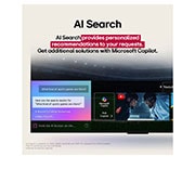 LG 86 tolline LG QNED evo AI MiniLED 4K nuti TV QNED86 2025, AI concierge, 86QNED86A3A, thumbnail 14