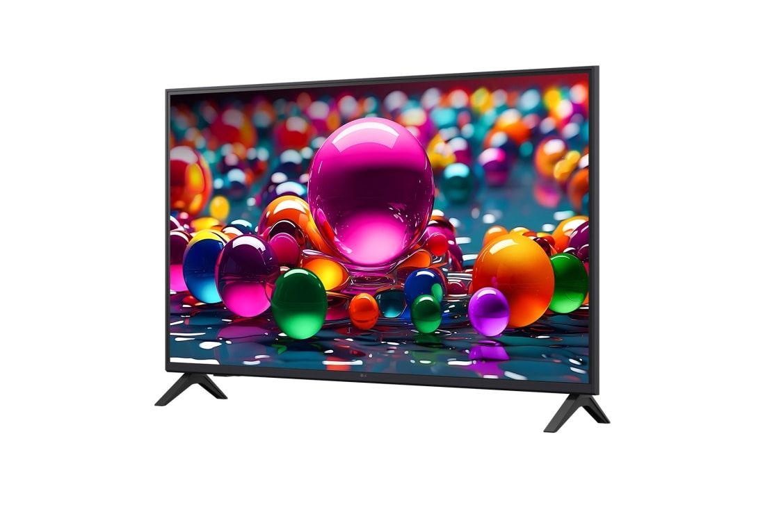 LG 43 tolline LG UHD AI 4K nuti TV UA74 2025, Right side view, 43UA74003LB, thumbnail 5