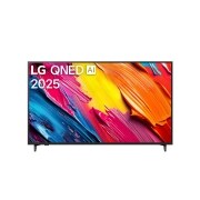 LG 50 tolline LG QNED AI 4K nuti TV QNED7E 2025, ülanurgas on LG QNED Al logo. LG QNED TV teler maalib värvikirevaid tekstuure., 50QNED7EA6B, thumbnail 1