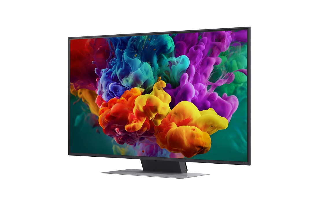 LG 50-tolline LG QNED evo AI Mini-LED QNED86 4K nuti TV 2026, LG QNED evo AI QNED85 Mini LED toob Mini LED koos Precision Dimming Pro-ga esile poolitatud virmaliste valguses liustikumäestiku stseeni kaudu, võrreldes tavalist LED-i sügavamate mustade ja viimistle, 50QNED86B3B, thumbnail 6
