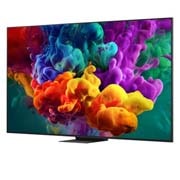 LG 100-tolline LG QNED evo AI Mini-LED QNED87 4K nuti TV 2026, LG QNED evo AI QNED85 Mini LED alpha 8 AI Processor 4K Gen3 helendab sinises valguses trükkplaadil, rõhutades tehisintellekti töötlemisvõimsust koos NPU x5.0 kiirema närvitöötluse, GPU 10% võimsama gr, 100QNED87B3, thumbnail 7