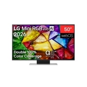 LG 50-tolline LG Mini RGB evo AI MRGB87 4K nuti TV 2026, 50MRGB87B3B, thumbnail 1