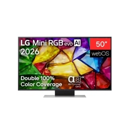 50-tolline LG Mini RGB evo AI MRGB88 4K nuti TV 20262