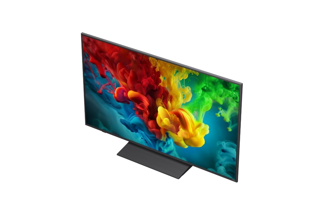 LG 55-tolline LG QNED evo AI Mini-LED QNED83 4K nuti TV 2026, LG QNED evo AI QNED82 Mini LED sisaldab isikupärastamiseks AI Hub‘i, mille kohal on AI-ikoon koos kaugjuhtimispuldiga, mida ümbritsevad sildid: Multi AI Search, AI Concierge, AI Voice ID with My Page,, 55QNED83B3A, thumbnail 9