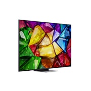 LG 75-tolline LG Mini RGB evo AI MRGB87 4K nuti TV 2026, LG Mini RGB evo AI MRGB85 eestvaade, mis ilmus 2026. aastal, kuvab kristalliselge pildi teravalt piiritletud mitmevärviliste tahkudega, esitledes 75-tollist ekraani, webOS-i, RGB Primary Color Pro'd j, 75MRGB87B3B, thumbnail 3