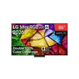 86-tolline LG Mini RGB evo AI MRGB87 4K nuti TV 20262