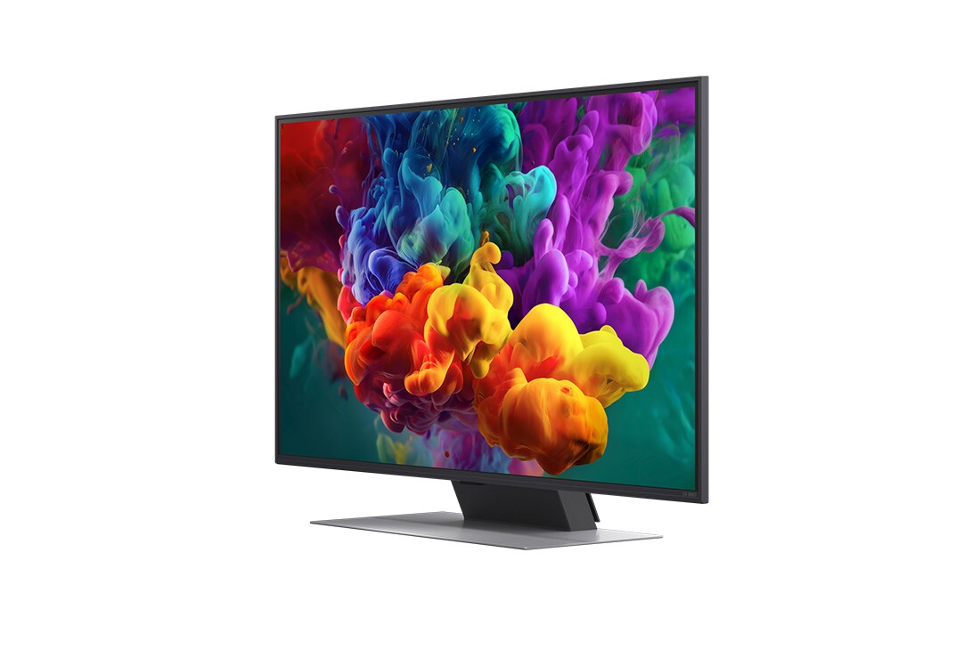 LG 43-tolline LG QNED evo AI Mini-LED QNED86 4K nuti TV 2026, LG QNED evo AI QNED85 Mini LED koos Dynamic QNED Color Pro-ga täidab ekraani erksate, voolavate mitmevärviliste, maalilaadsete liikumispursetega, tuues esile täiustatud värvielujõu, mis on sertifitsee, 43QNED86B3B, thumbnail 5