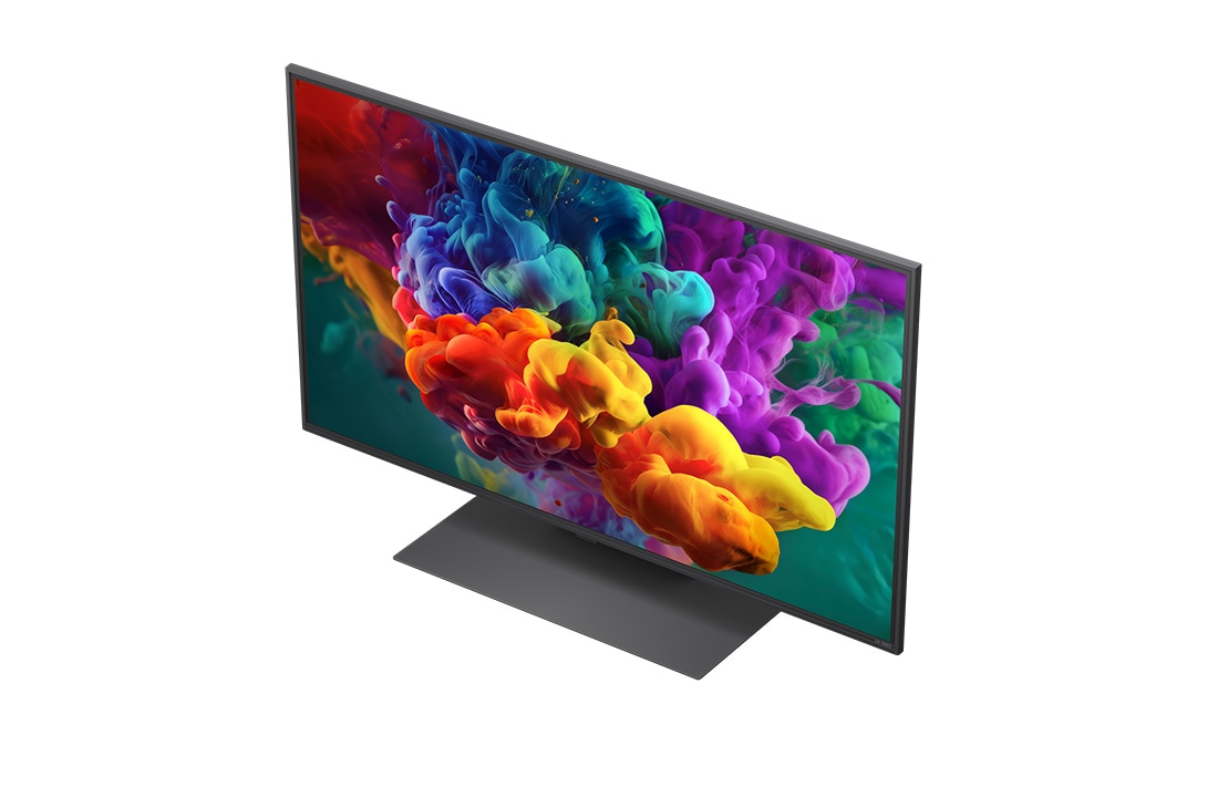 LG 43-tolline LG QNED evo AI Mini-LED QNED87 4K nuti TV 2026, LG QNED evo AI QNED85 Mini LED alpha 8 AI Processor 4K Gen3 helendab sinises valguses trükkplaadil, rõhutades tehisintellekti töötlemisvõimsust koos NPU x5.0 kiirema närvitöötluse, GPU 10% võimsama gr, 43QNED87B3A, thumbnail 7